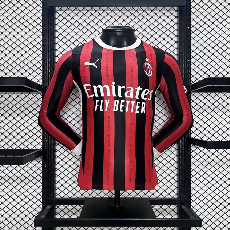 Camisa Milan 2024/25 Home - Manga Longa