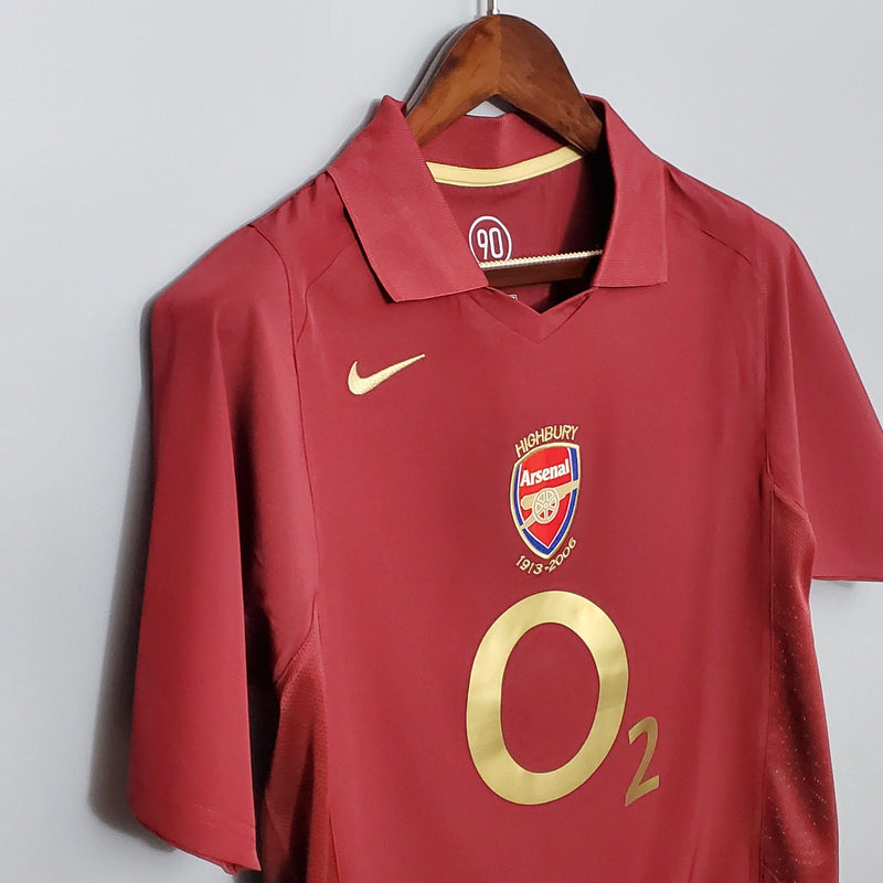 Camisa Retrô Arsenal 2005/06 Home