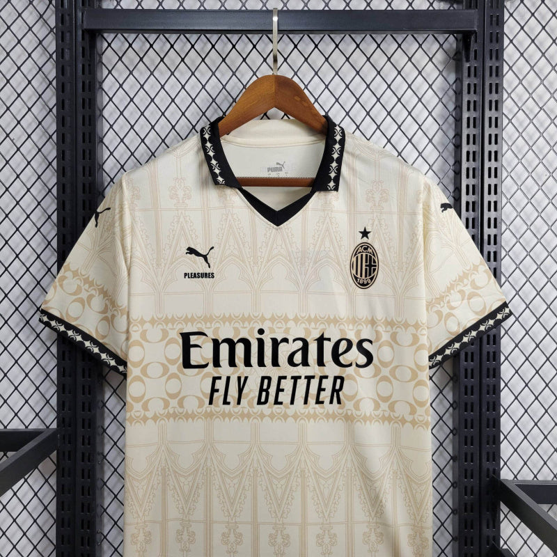 CAMISA LANÇAMENTO DO MILAN 24/25 BEGE