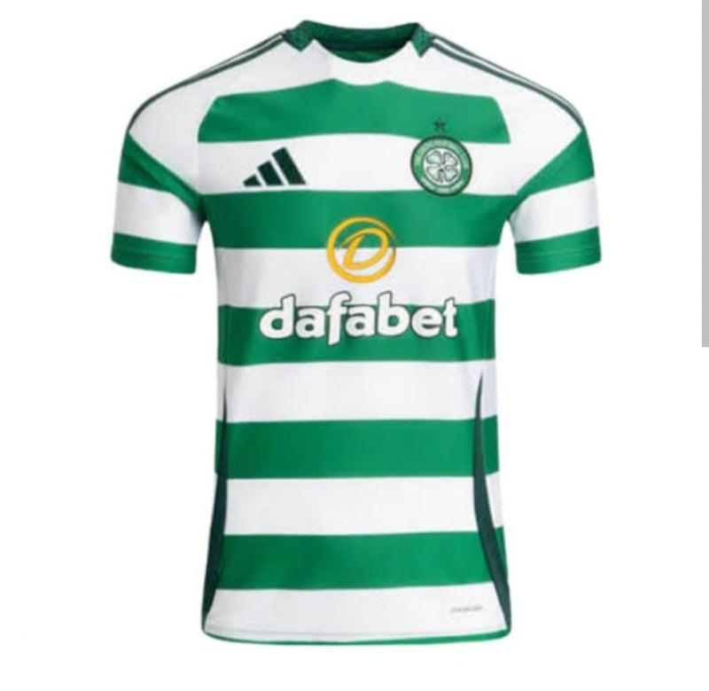 Camisa Celtic 24/25 Home Torcedor Adidas Masculina - Branca e Verde