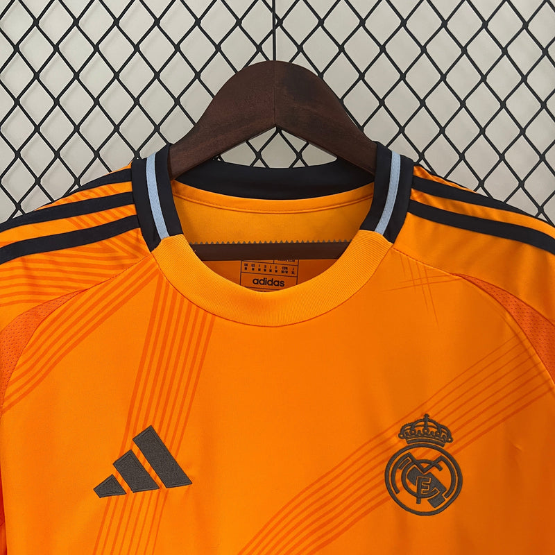 CAMISA LANÇAMENTO DO REAL MADRID 24/25 LARANJA