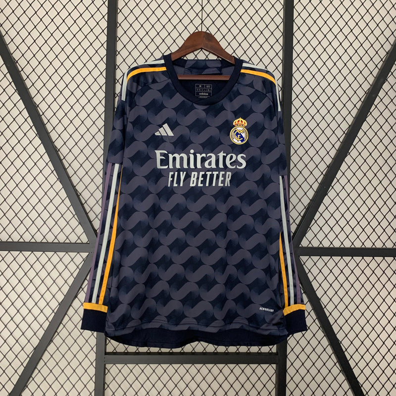 Camisa Real Madrid 2023/24 Away - Manga Longa